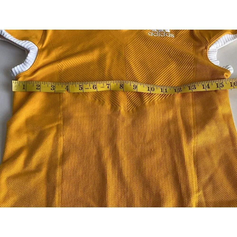 Adidas Techfit Primeknit Football‎ Jersey Men’s XL Yellow Compression Fit NO TAG